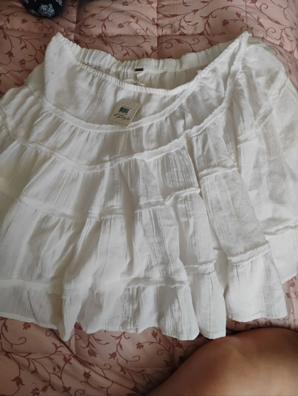 Free People Vintage Linen Like Skirt
